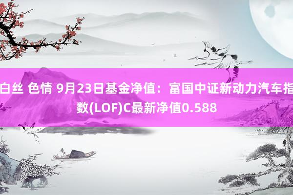 白丝 色情 9月23日基金净值：富国中证新动力汽车指数(LOF)C最新净值0.588