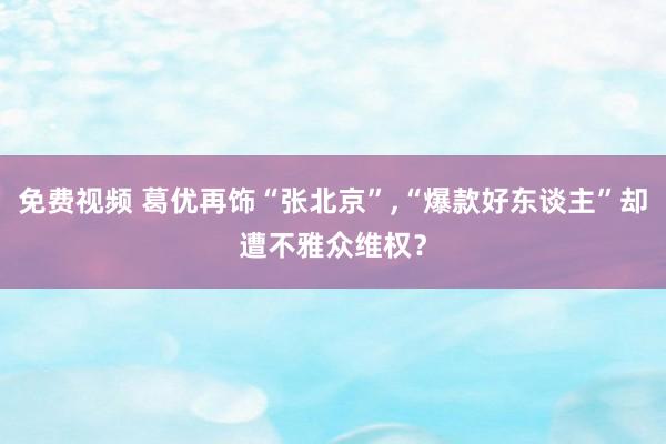 免费视频 葛优再饰“张北京”,“爆款好东谈主”却遭不雅众维权？