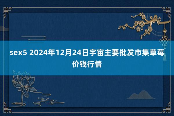 sex5 2024年12月24日宇宙主要批发市集草莓价钱行情