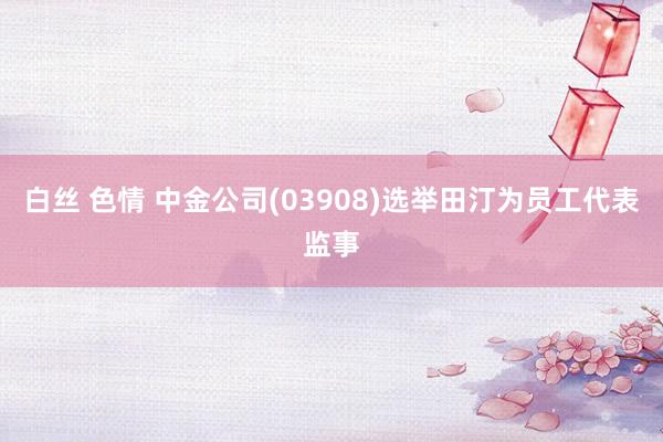 白丝 色情 中金公司(03908)选举田汀为员工代表监事
